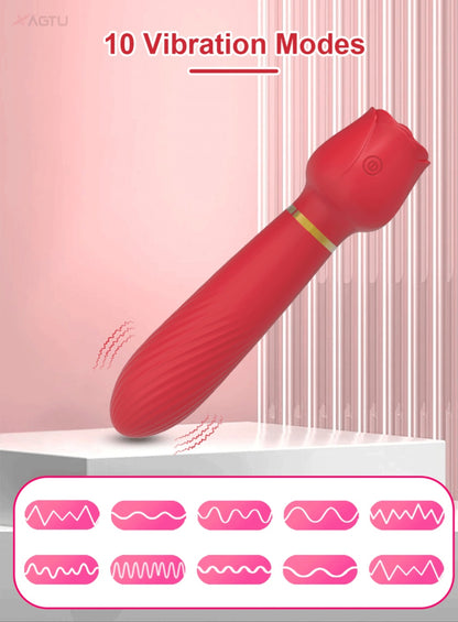 2 N 1 Rose Vibrator